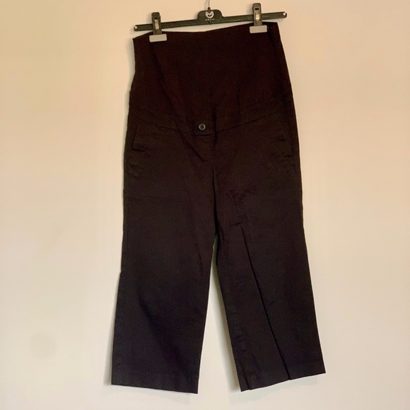 THYME Black Capri pants SIZE P/S - Picture 1 of 6
